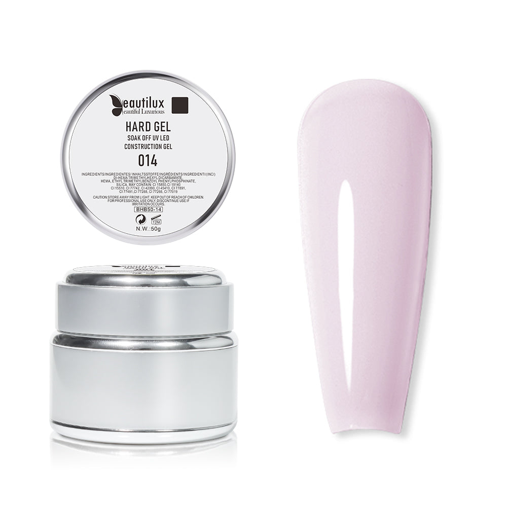 Gel Auto-Égalisant 55g – Format Pro Gel Construction Extensions Ongles | Beautilux BHB55-14