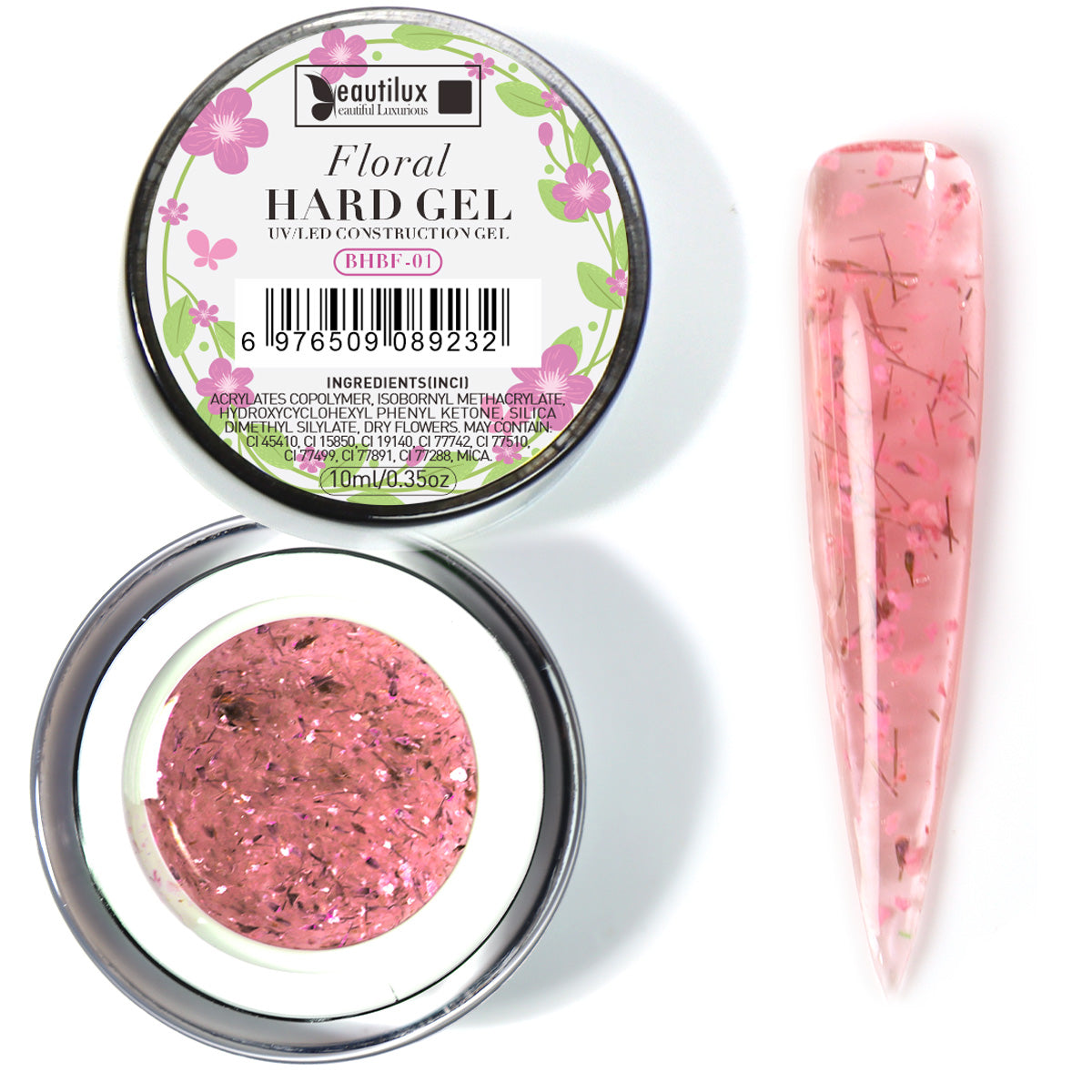 NOUVEAUTÉ – Gel de Construction Floral 10g – Beautilux BHBF-01
