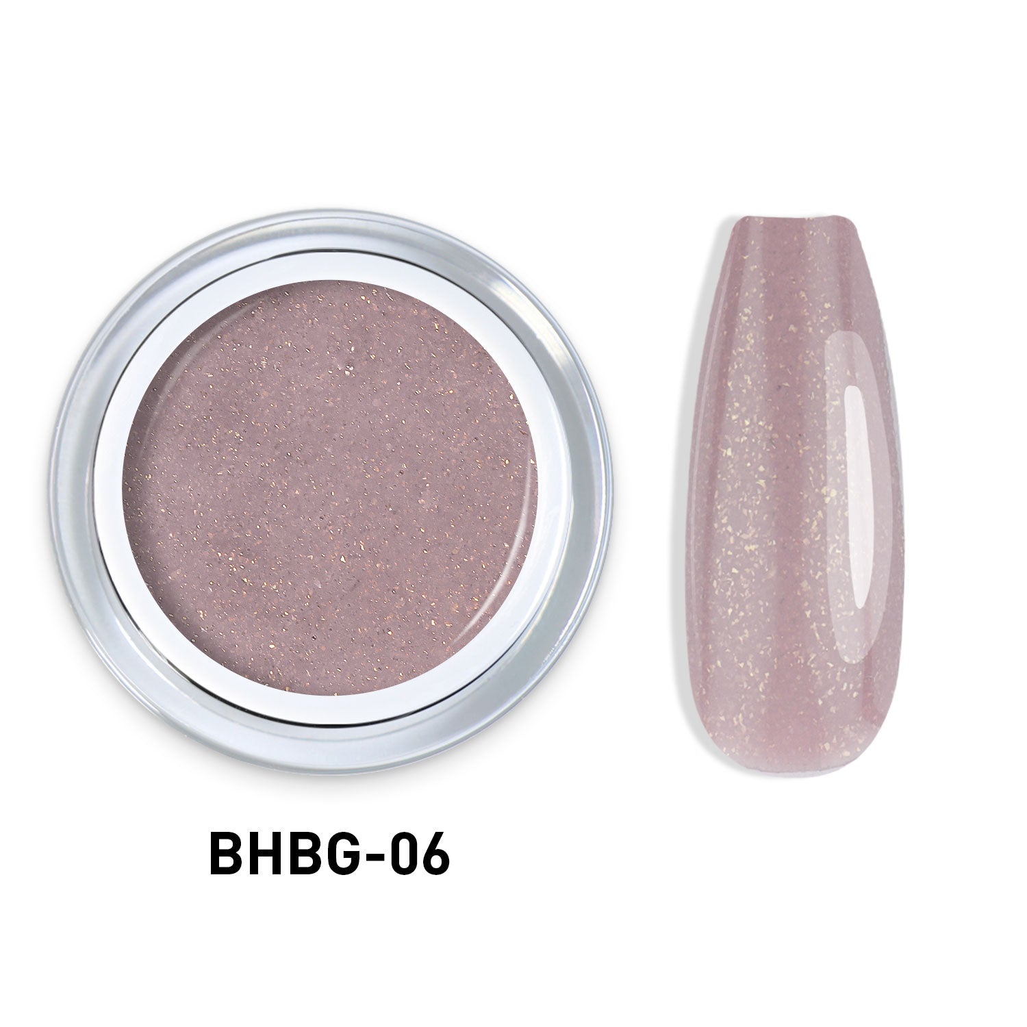 Gel auto-égalisant Pailleté 10Gr BHBG-06