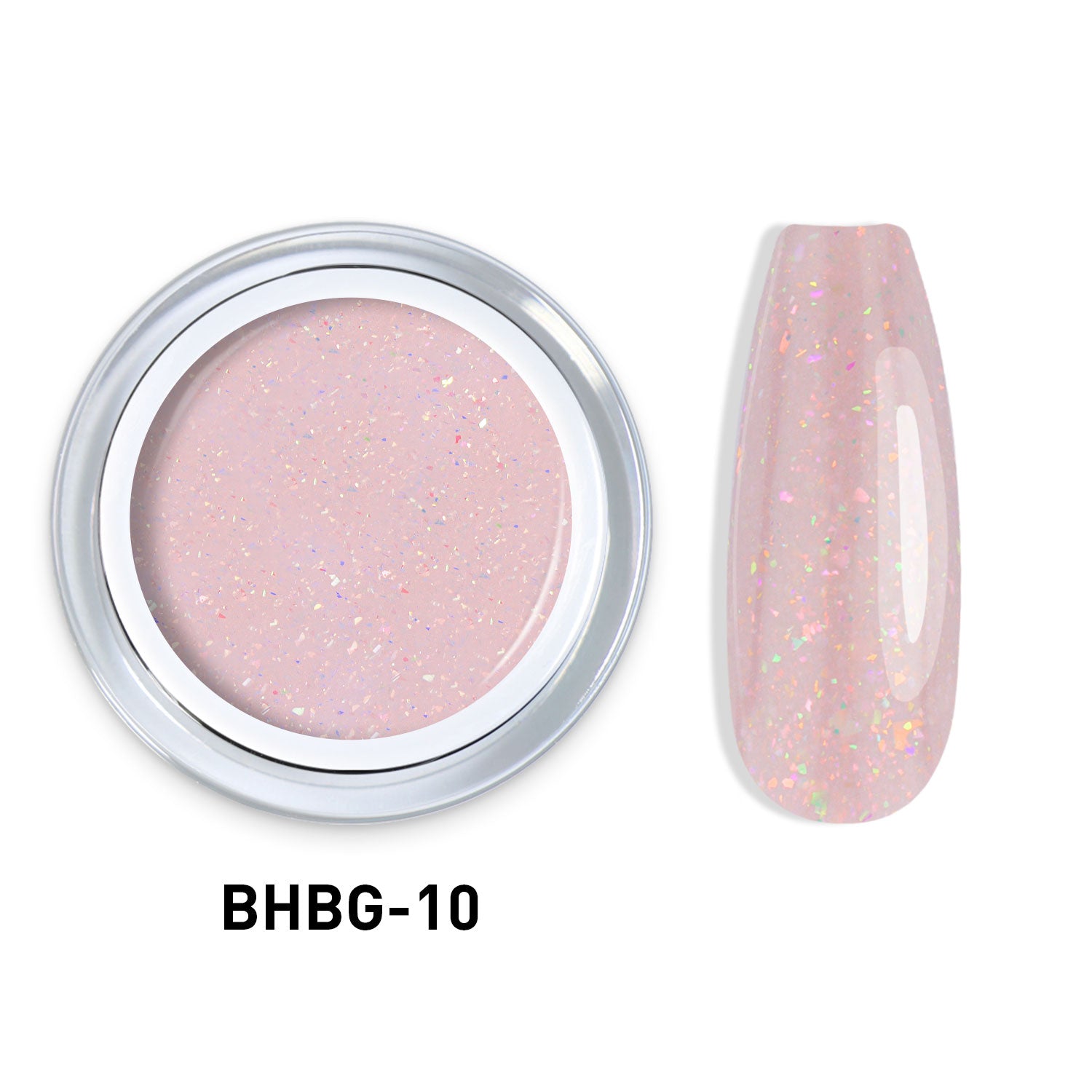 Gel Auto-égalisant Pailleté 10Gr BHBG-10