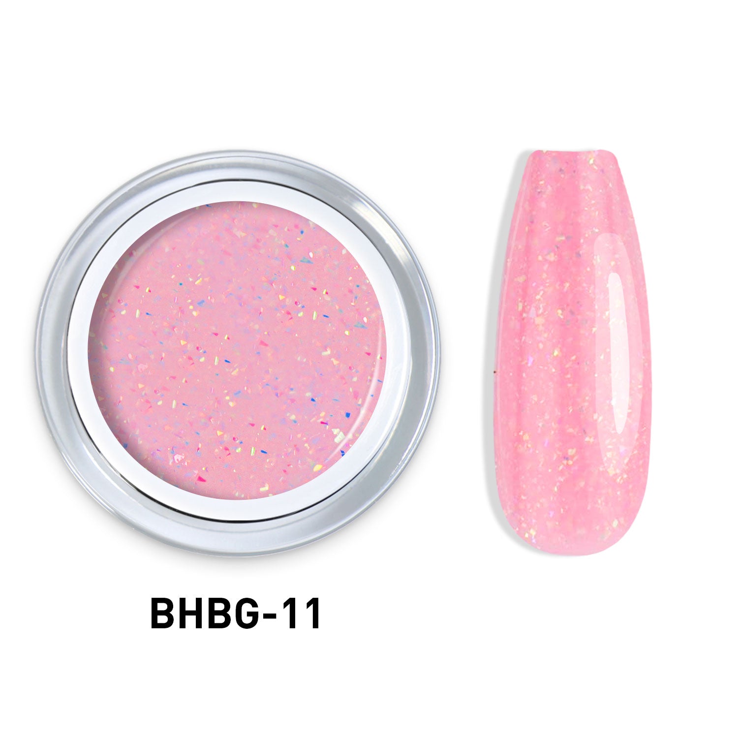 Gel auto-égalisant Pailleté 10Gr BHBG-11