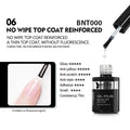 Top Coat Renforcé No Wipe 10ml – Finition Brillante Gel Semi-Permanent | Beautilux BNT000