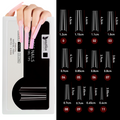 Demi-Capsule Carré Extra Long 552 Pcs – Extensions Gel & Acrygel | Beautilux JP552-FSXL