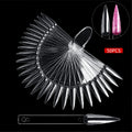 Nuancier Tips Stiletto Transparent 50 Pcs – Présentation Couleurs Ongles | Beautilux SJP50-01