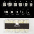 Capsule Pieds 550 Pcs – Extensions Ongles Pieds Full Cover | Beautilux JJP550-02