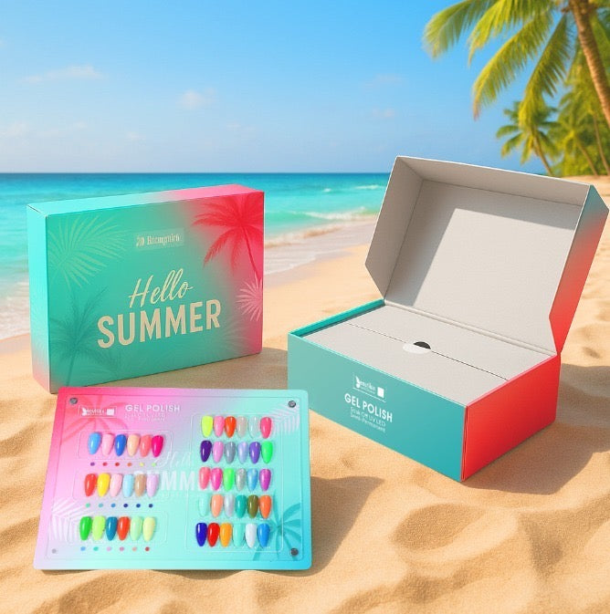 Coffret Collector Hello Summer - Beautilux 48 vernis semi permanent