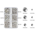 Strass rond Silver Flat 2200Pcs RF-01