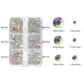 Boîte de strass Silver AB, 2200 pièces RF-02