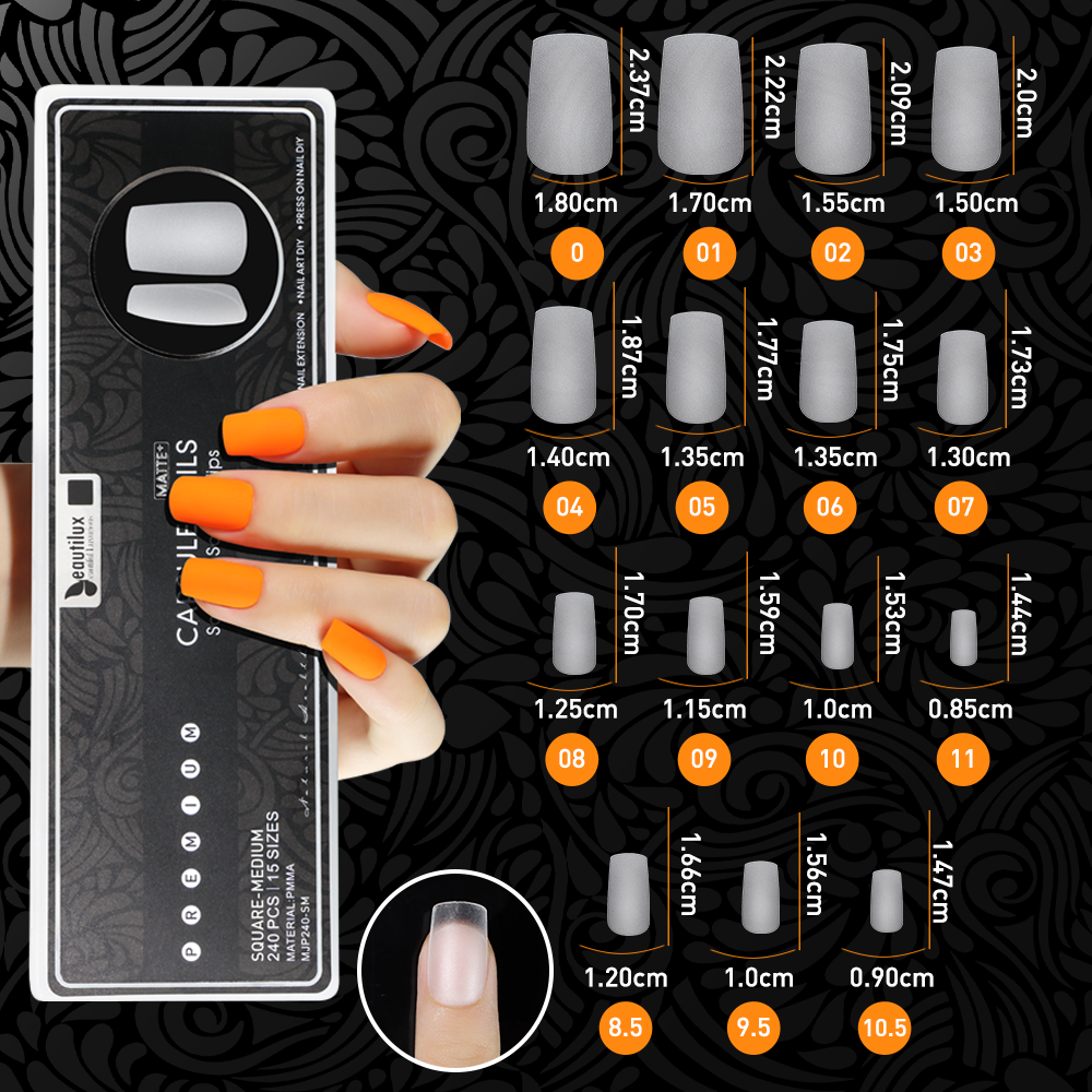 Capsule Américaine Square Médium 240Pcs MJP240-SM