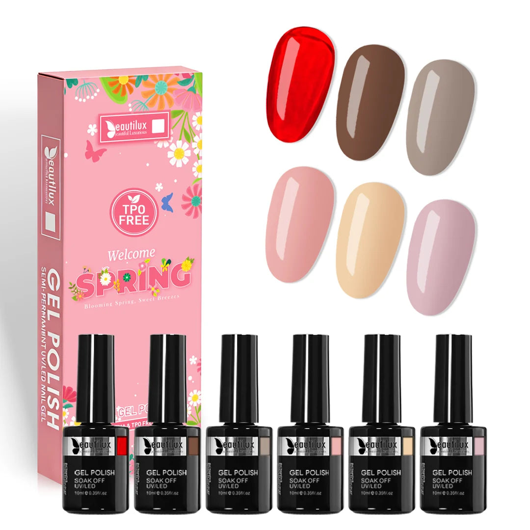 Kit Spring 6 Vernis semi-permanent 10ML SP26-08