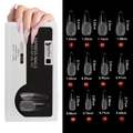Capsule Américaine Stiletto Long 552 Pcs – Extensions Ongles Full Cover | Beautilux JP552-TL