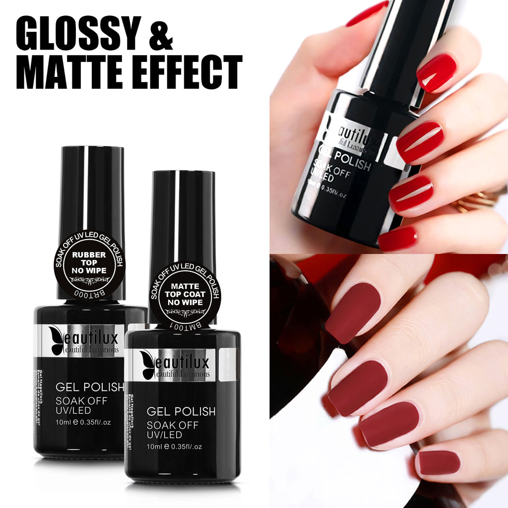 Kit Onglerie Professionnel 6 Produits – Base, Primer, Top Coat | Beautilux