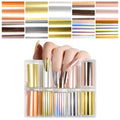 Foil de Transfert Nail Art 10 Styles – Décoration Ongles | Beautilux XKZ-06