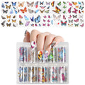Foil de Transfert Nail Art 10 Styles – Décoration Ongles | Beautilux XKZ-16