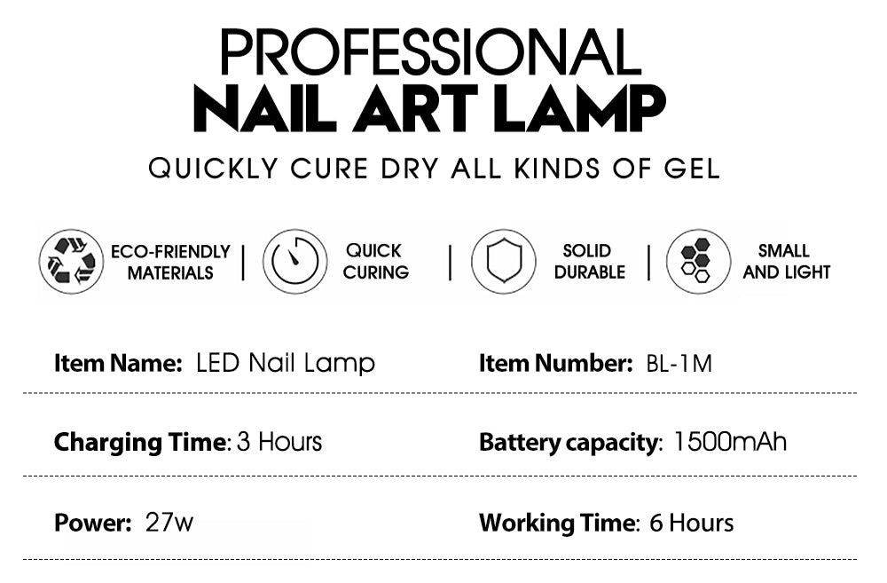 Lampe Led Special pose américaine et popits BL1-M