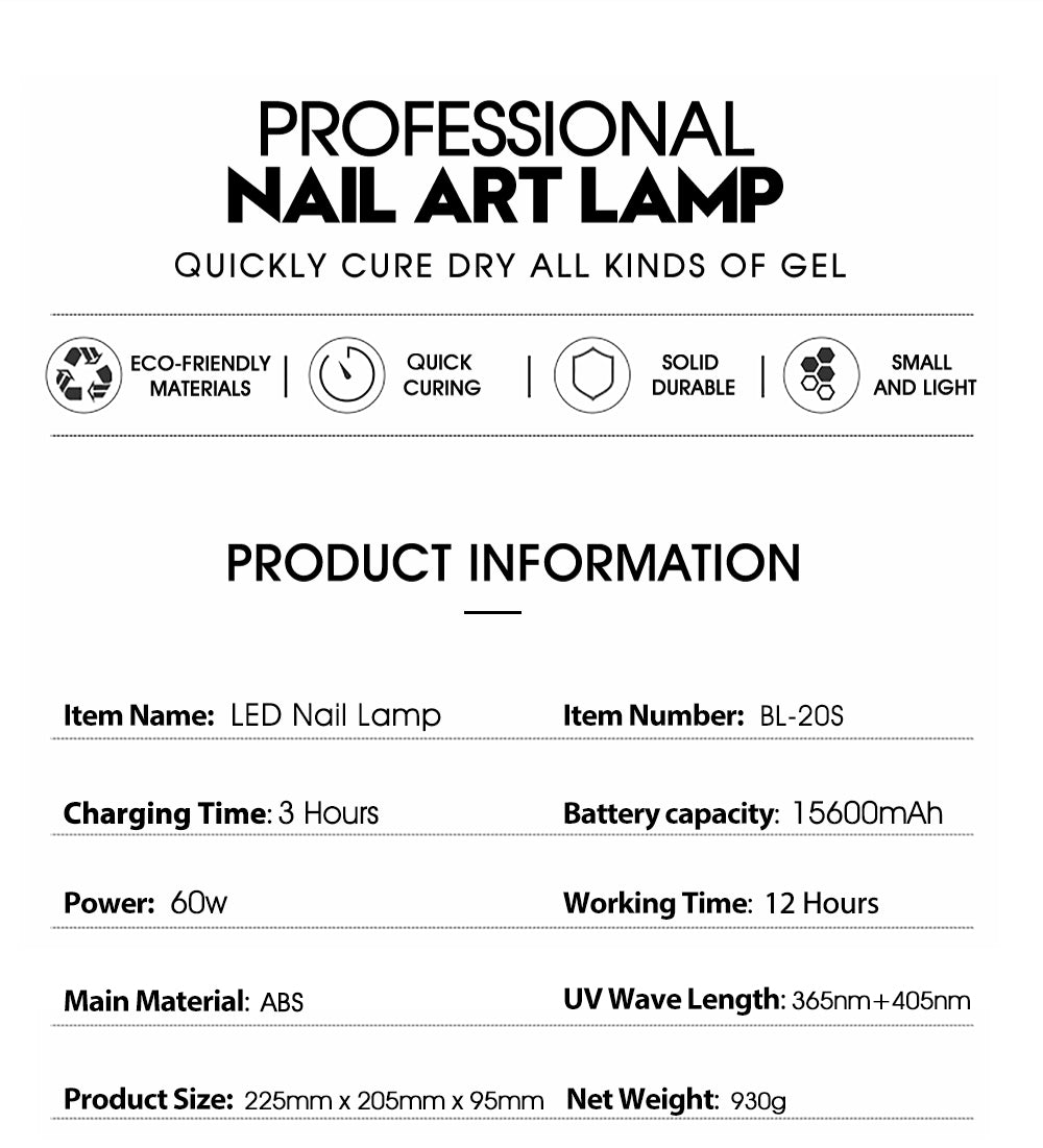 Lampe 60W sur secteur ou batterie