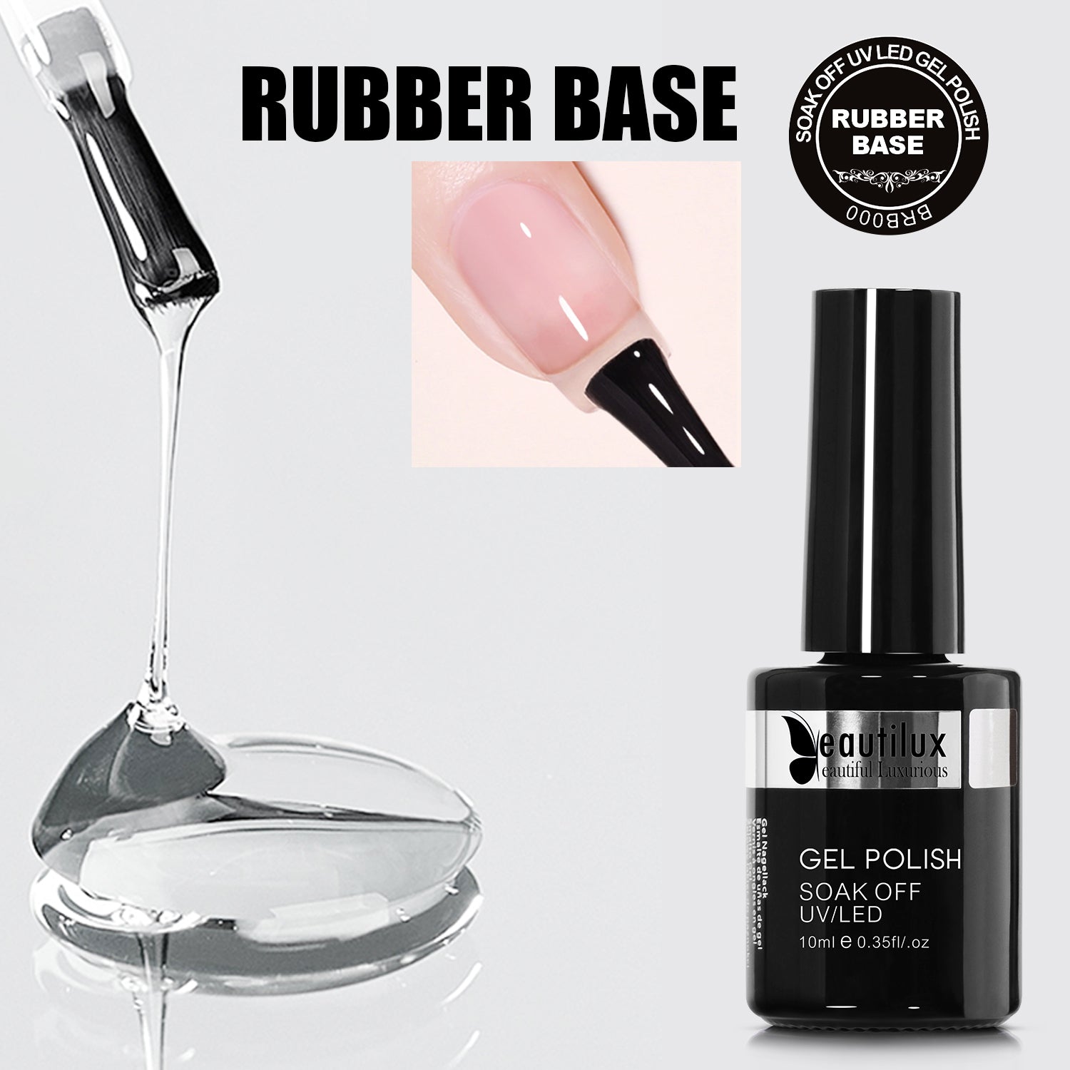 Kit Onglerie Professionnel 6 Produits – Base, Primer, Top Coat | Beautilux