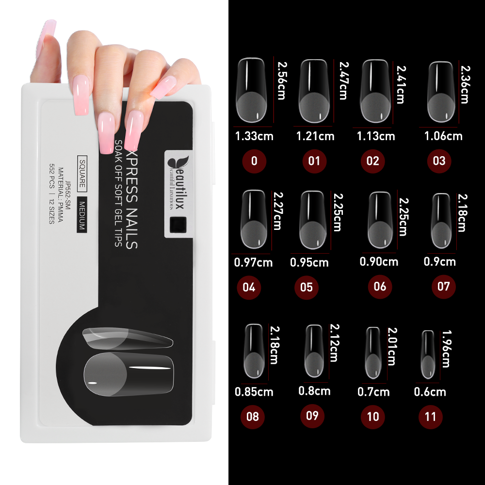 Capsule Américaine Carré Médium 552Pcs JP552-SM